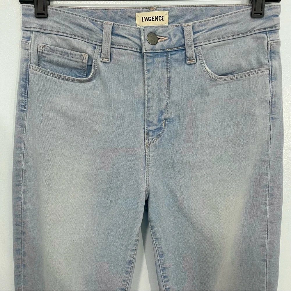 L'Agence Claudine High Rise Cropped Skinny Jeans Size 27